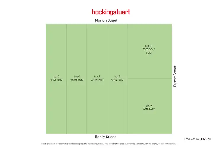 Floorplan of Homely land listing, C/A 8/10 Barkly Street, Glenlyon VIC 3461