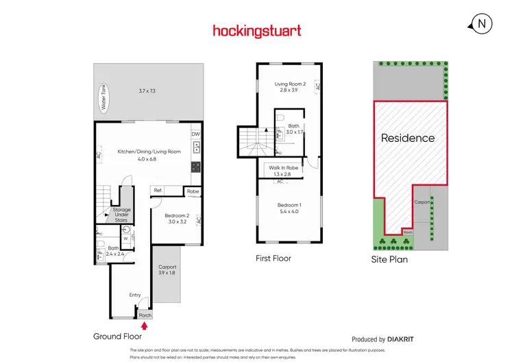 Floorplan of Homely house listing, 27A Everard Street, Footscray VIC 3011