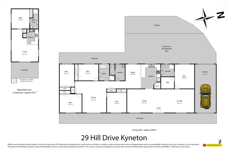 Floorplan of Homely house listing, 29 Hill Drive, Kyneton VIC 3444