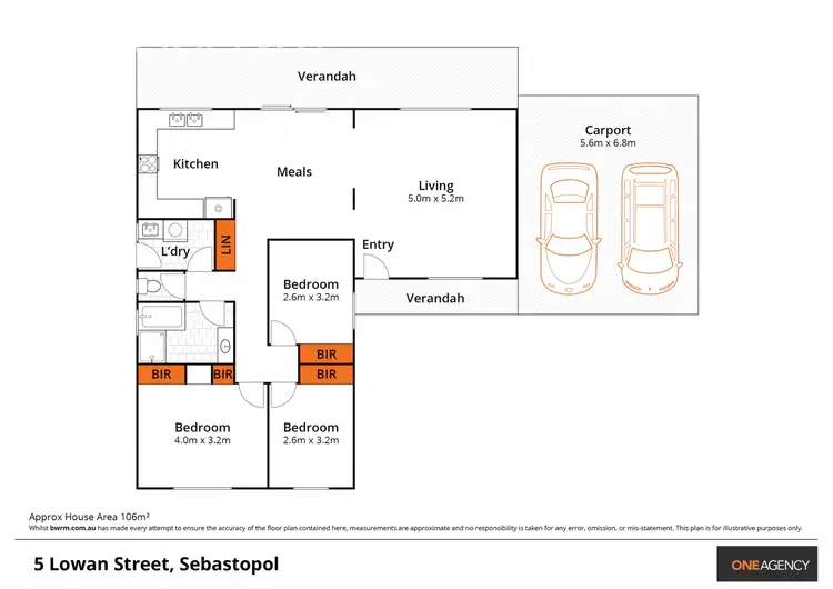 Floorplan of Homely house listing, 5 Lowan Street, Sebastopol VIC 3356