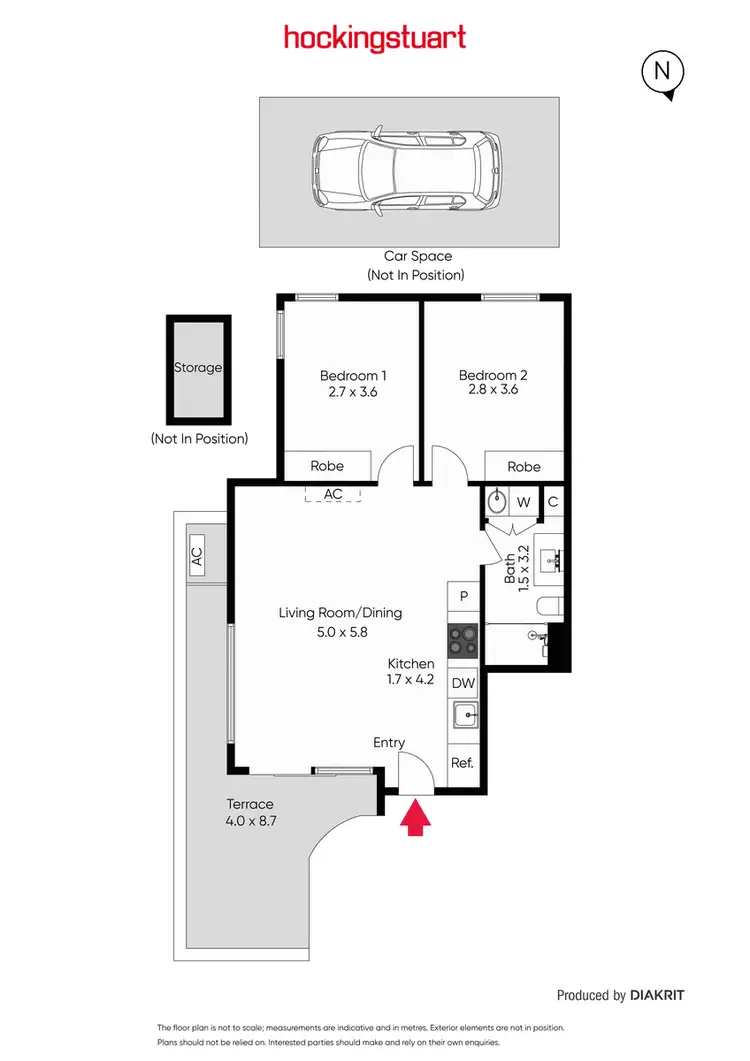 Floorplan of Homely apartment listing, 101/8 Gordon Grove, Malvern VIC 3144