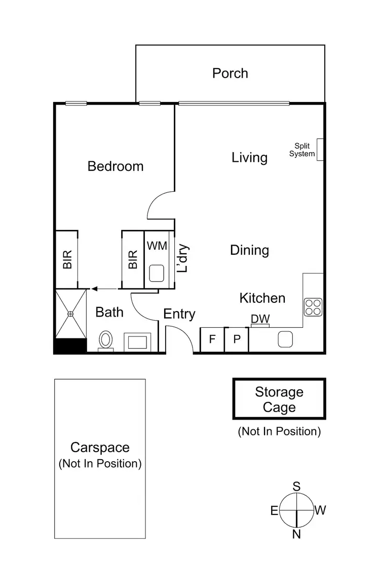 Floorplan of Homely apartment listing, 111/1298 Glen Huntly Road, Carnegie VIC 3163