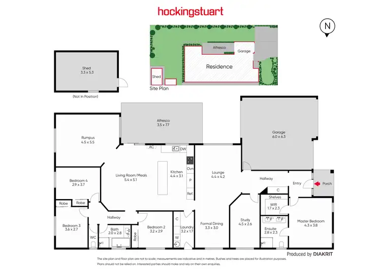 Floorplan of Homely house listing, 58 Kirkton Drive, Kurunjang VIC 3337