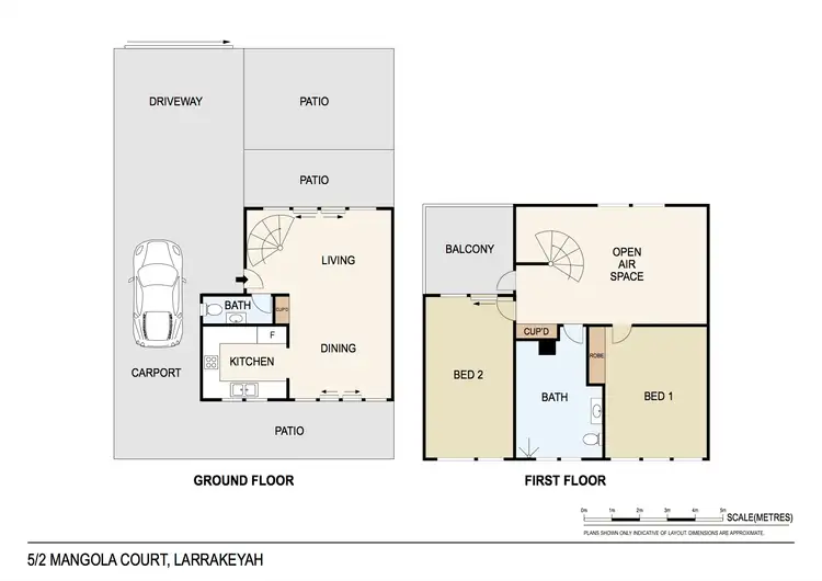 Floorplan of Homely townhouse listing, 5/2 Mangola Court, Larrakeyah NT 820