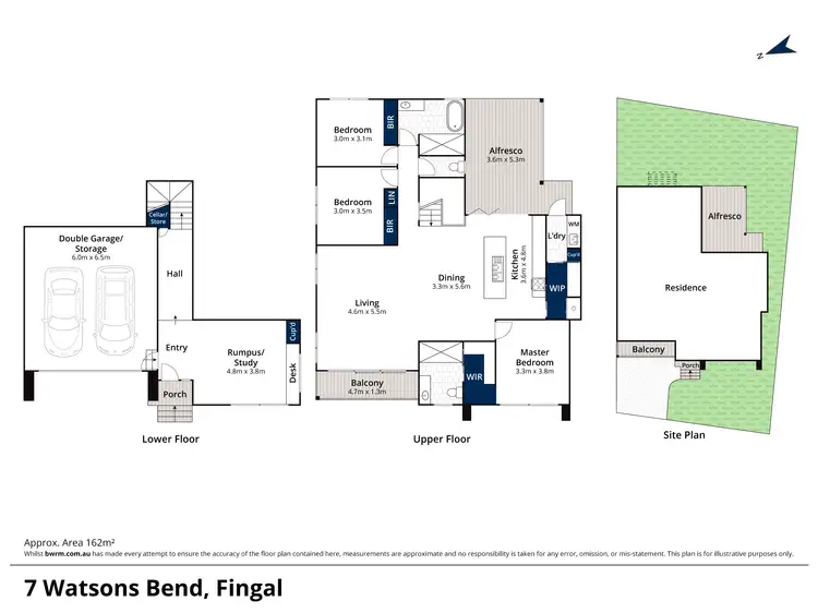 Floorplan of Homely house listing, 7 Watsons Bend, Fingal VIC 3939