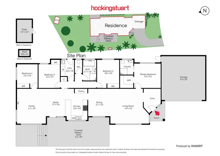 Floorplan of Homely house listing, 27 Mount Erin Crescent, Frankston South VIC 3199