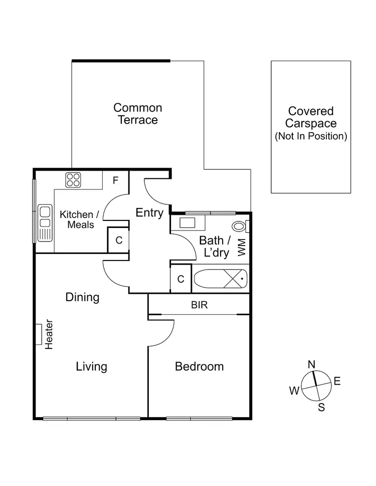 Floorplan of Homely apartment listing, 4/8 Melbourne Street, Murrumbeena VIC 3163