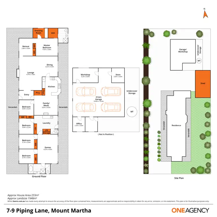 Floorplan of Homely house listing, 7-9 Piping Lane, Mount Martha VIC 3934