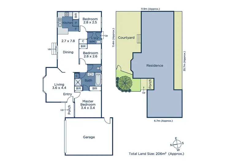 Floorplan of Homely unit listing, 3/40-42 Pitt Street, Ringwood VIC 3134