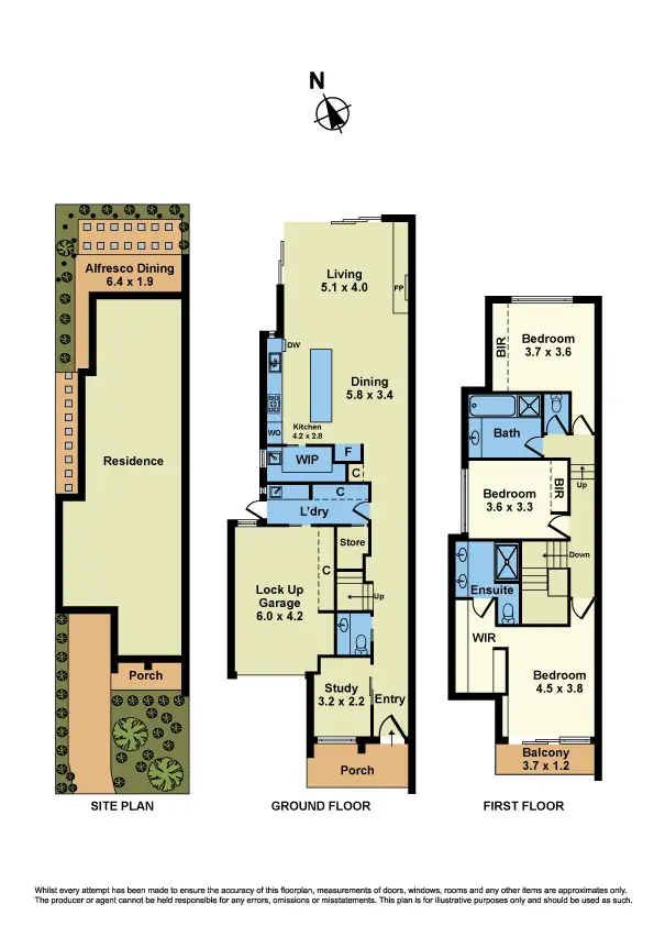 Floorplan of Homely house listing, 10A Anzac Crescent, Williamstown VIC 3016
