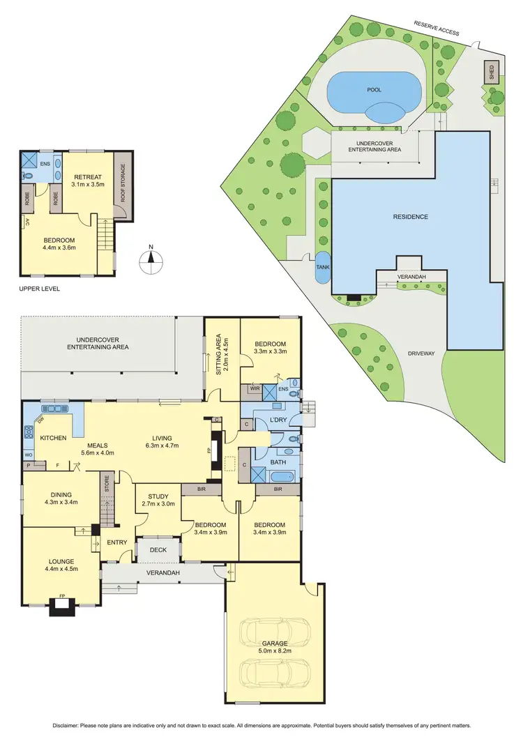 Floorplan of Homely house listing, 6 Beela Close, Greensborough VIC 3088