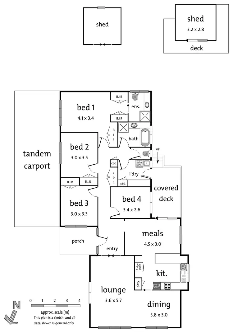 Floorplan of Homely house listing, 6 Tortice Drive, Ringwood North VIC 3134