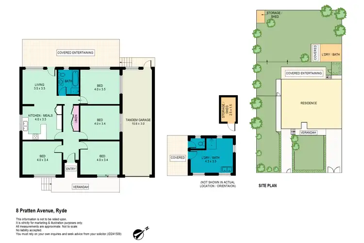 Floorplan of Homely house listing, 8 Pratten Avenue, Ryde NSW 2112