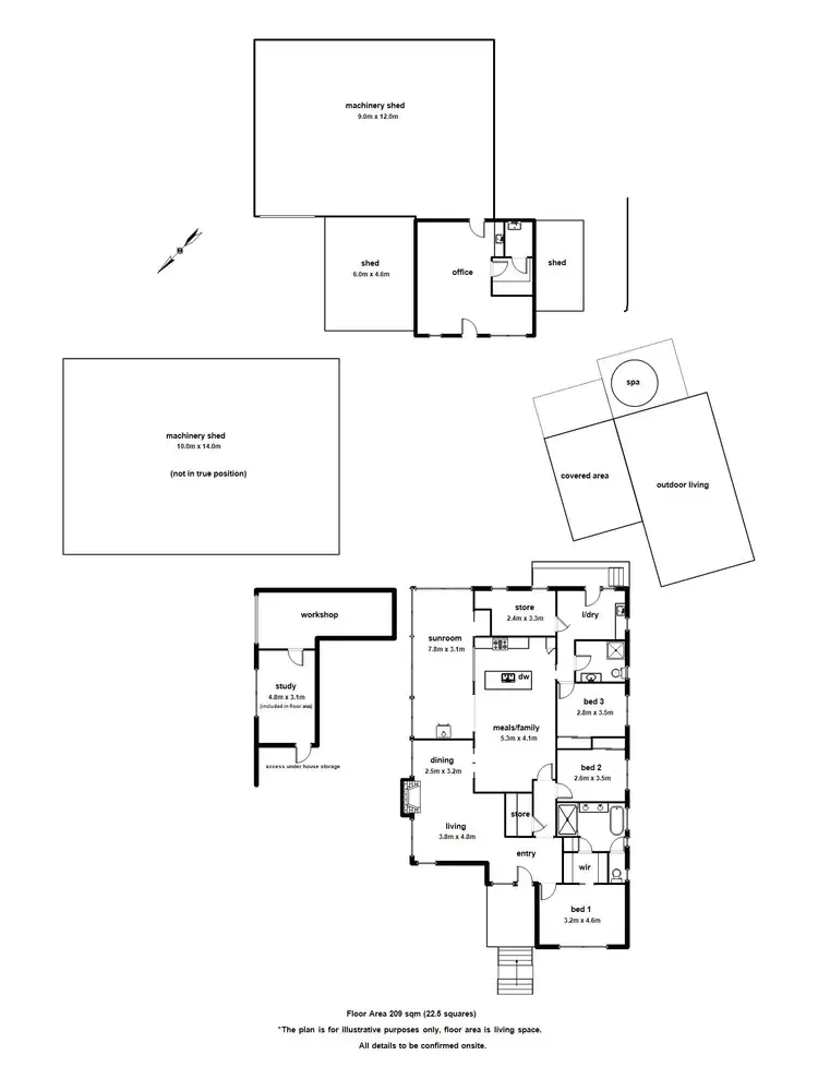 Floorplan of Homely house listing, 6 Woodside Road, Seville VIC 3139