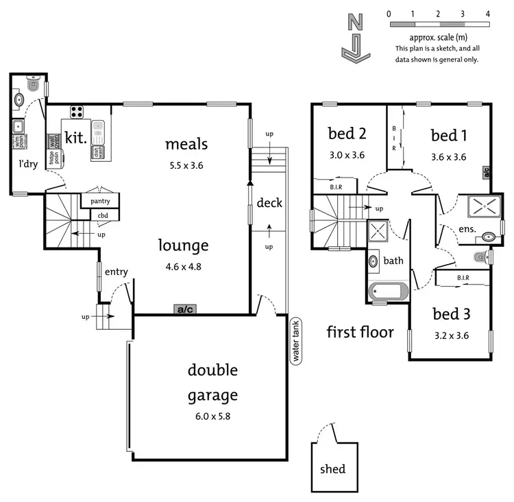 Floorplan of Homely townhouse listing, Unit 3/36-38 Church Street, Mitcham VIC 3132