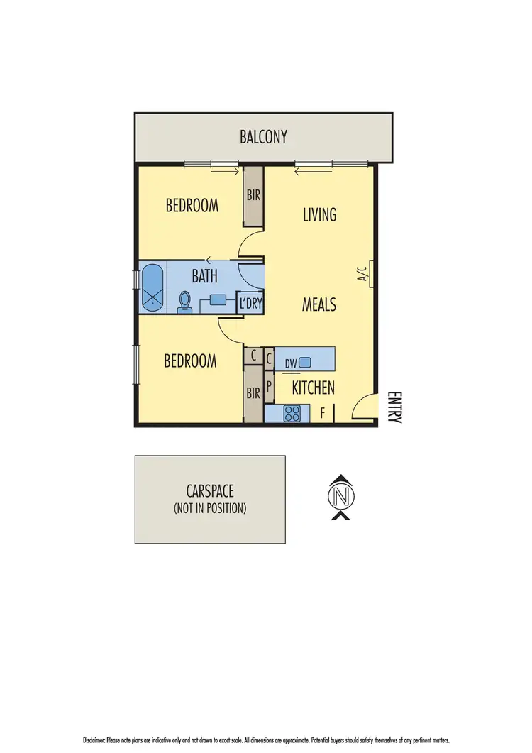 Floorplan of Homely apartment listing, 403/43 Duke Street, St Kilda VIC 3182