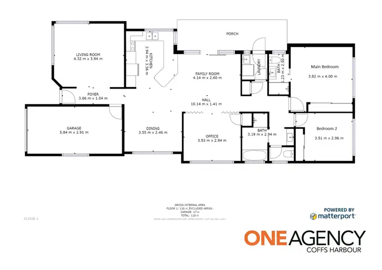 Floorplan of Homely house listing, 61A Loaders Lane, Coffs Harbour NSW 2450
