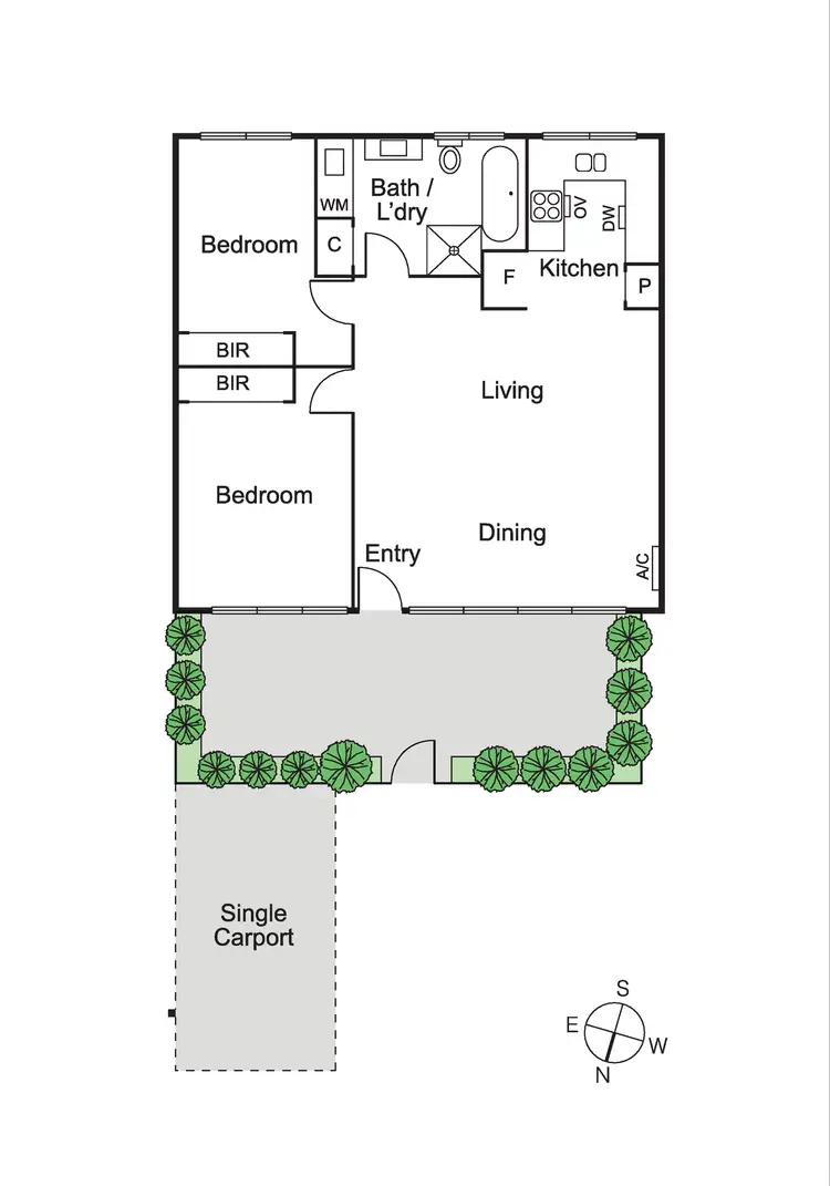Floorplan of Homely unit listing, 9/7 Kooyong Road, Caulfield North VIC 3161