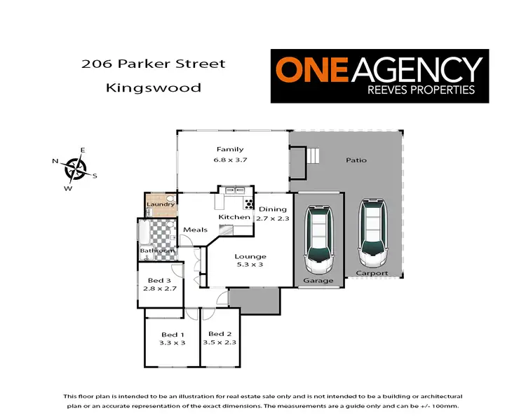 Floorplan of Homely house listing, 206 Parker Street, Kingswood NSW 2747
