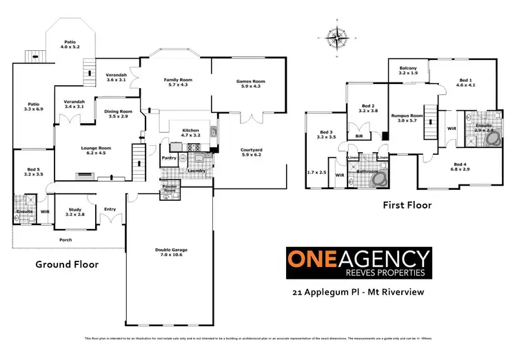 Floorplan of Homely house listing, 21 Applegum Place, Mount Riverview NSW 2774