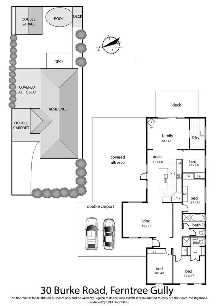 Floorplan of Homely house listing, 30 Burke Road, Ferntree Gully VIC 3156