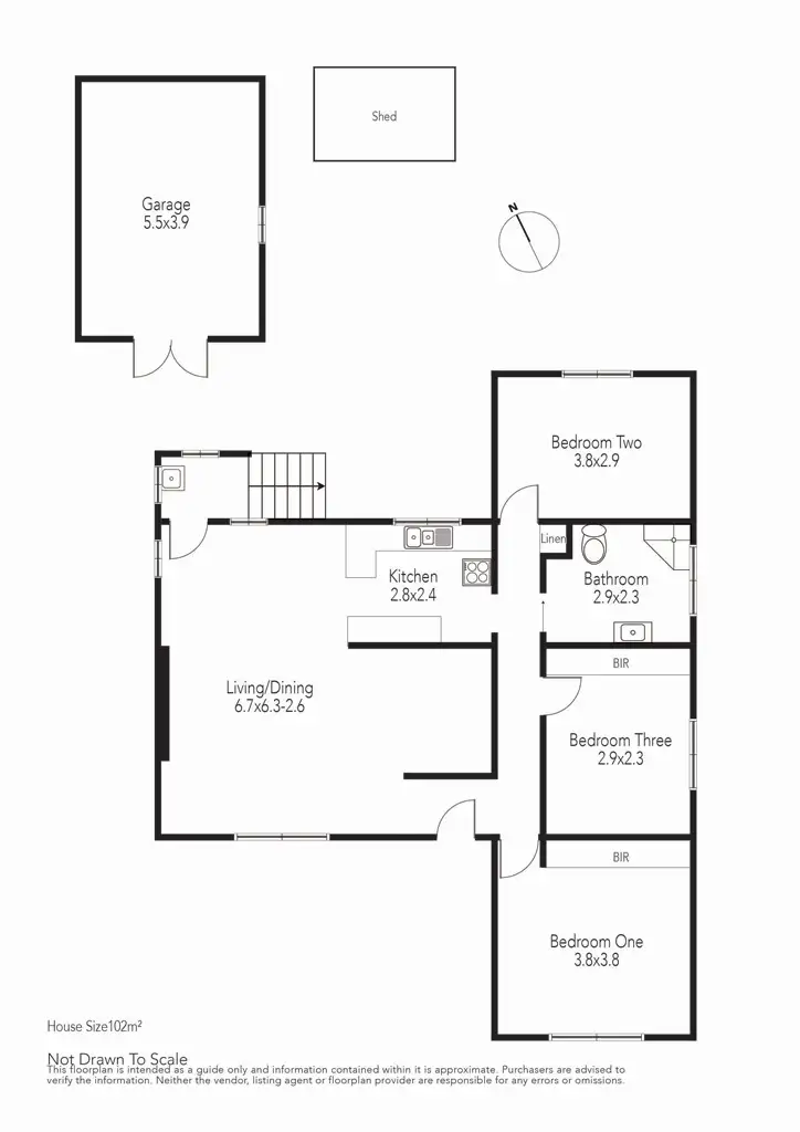 Floorplan of Homely house listing, 39 Clare Street, Hadspen TAS 7290