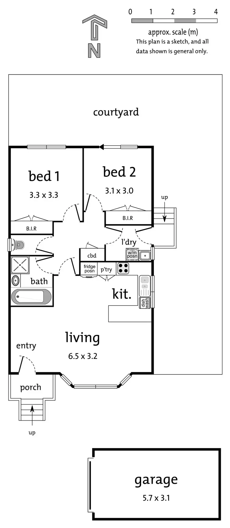 Floorplan of Homely unit listing, 4/21 Harrison Street, Ringwood VIC 3134