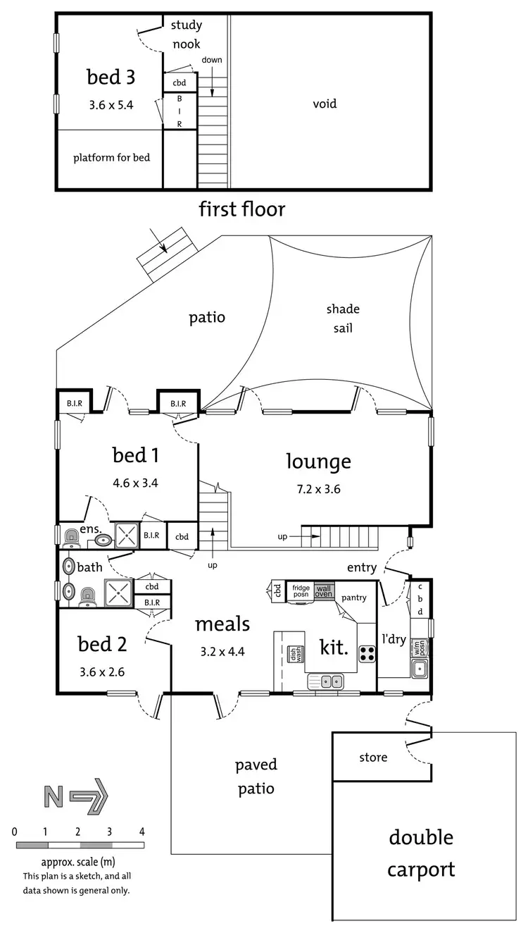 Floorplan of Homely house listing, 1 Howard Court, Doncaster VIC 3108