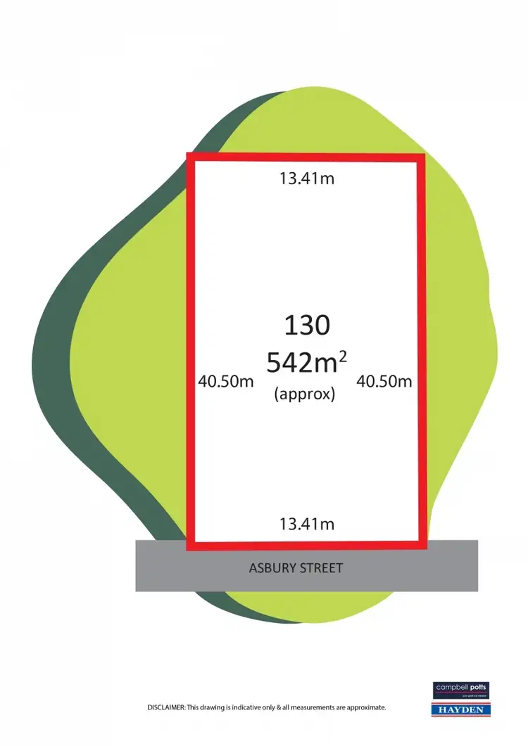 Floorplan of Homely land listing, 128 & 130 Asbury Street, Ocean Grove VIC 3226
