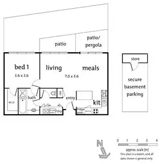 Floorplan of Homely apartment listing, 4/38 Westfield Drive, Doncaster VIC 3108