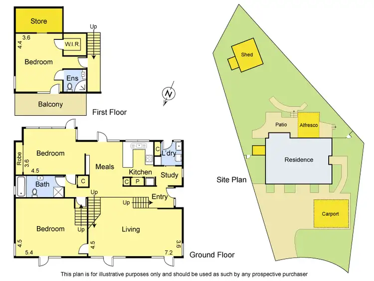 Floorplan of Homely house listing, 1 Coral Court, Lower Plenty VIC 3093