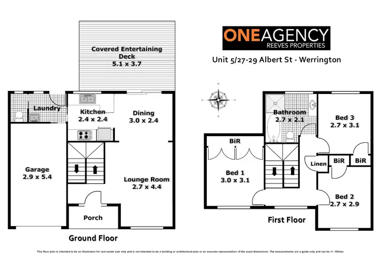 Floorplan of Homely townhouse listing, 5/27-29 Albert Street, Werrington NSW 2747