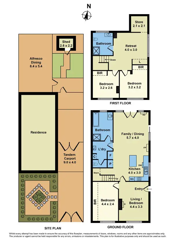 Floorplan of Homely house listing, 16 Park Crescent, Williamstown VIC 3016