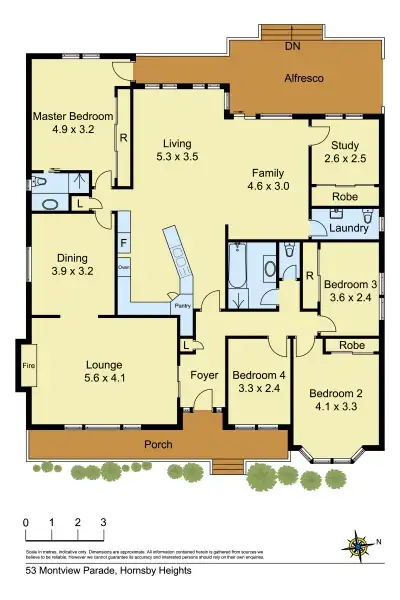 Floorplan of Homely house listing, 53 Montview Parade, Hornsby Heights NSW 2077