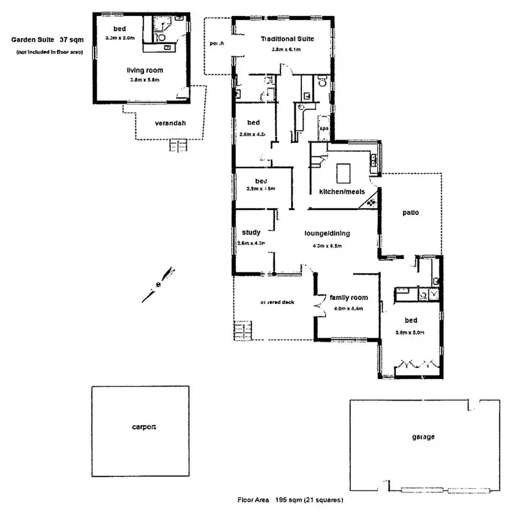 Floorplan of Homely house listing, 286 Mount Dandenong Tourist Road, Sassafras VIC 3787