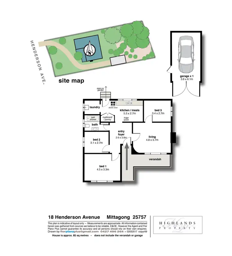 Floorplan of Homely house listing, 18 Henderson Avenue, Mittagong NSW 2575
