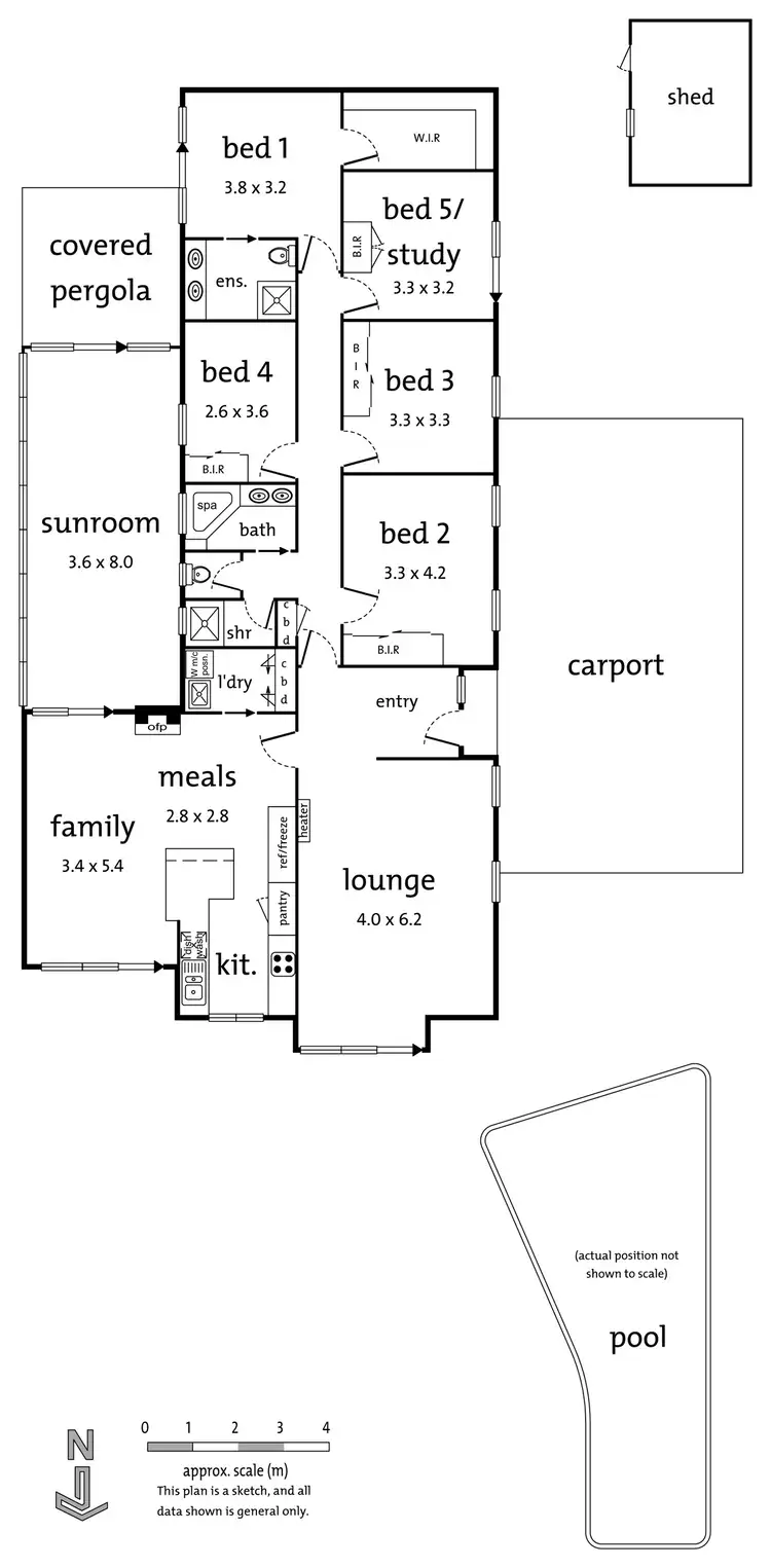 Floorplan of Homely house listing, 2 Wallis Court, Heathmont VIC 3135