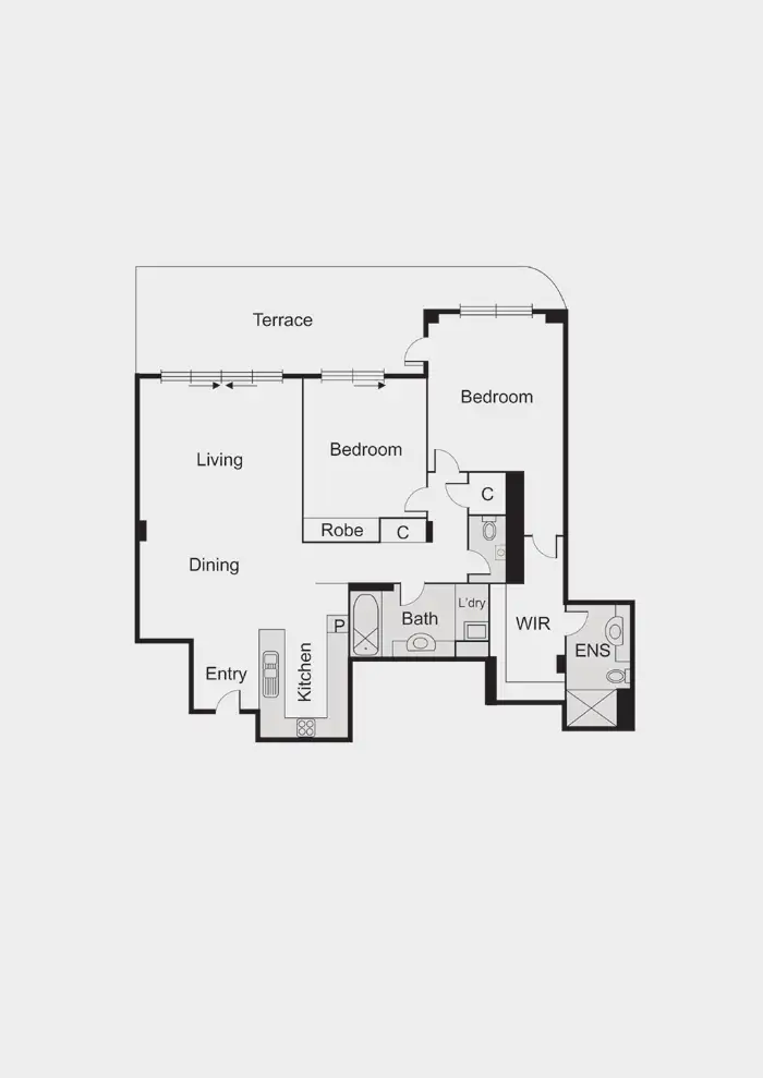 Floorplan of Homely apartment listing, 11/120 Princes Street, Port Melbourne VIC 3207