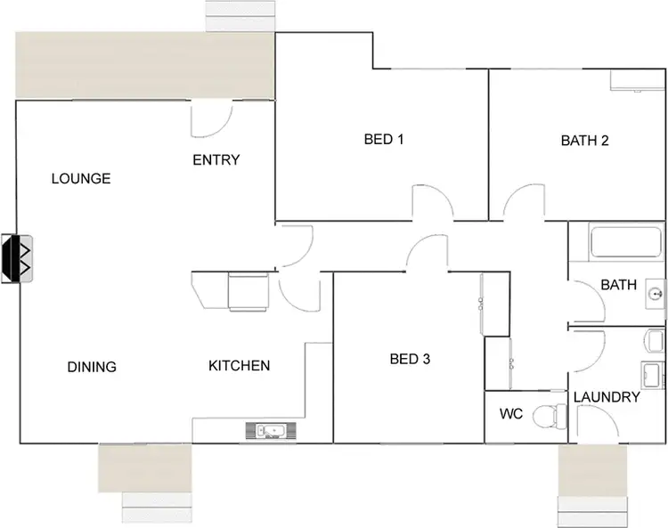 Floorplan of Homely house listing, 6 Boyle Place, Holt ACT 2615