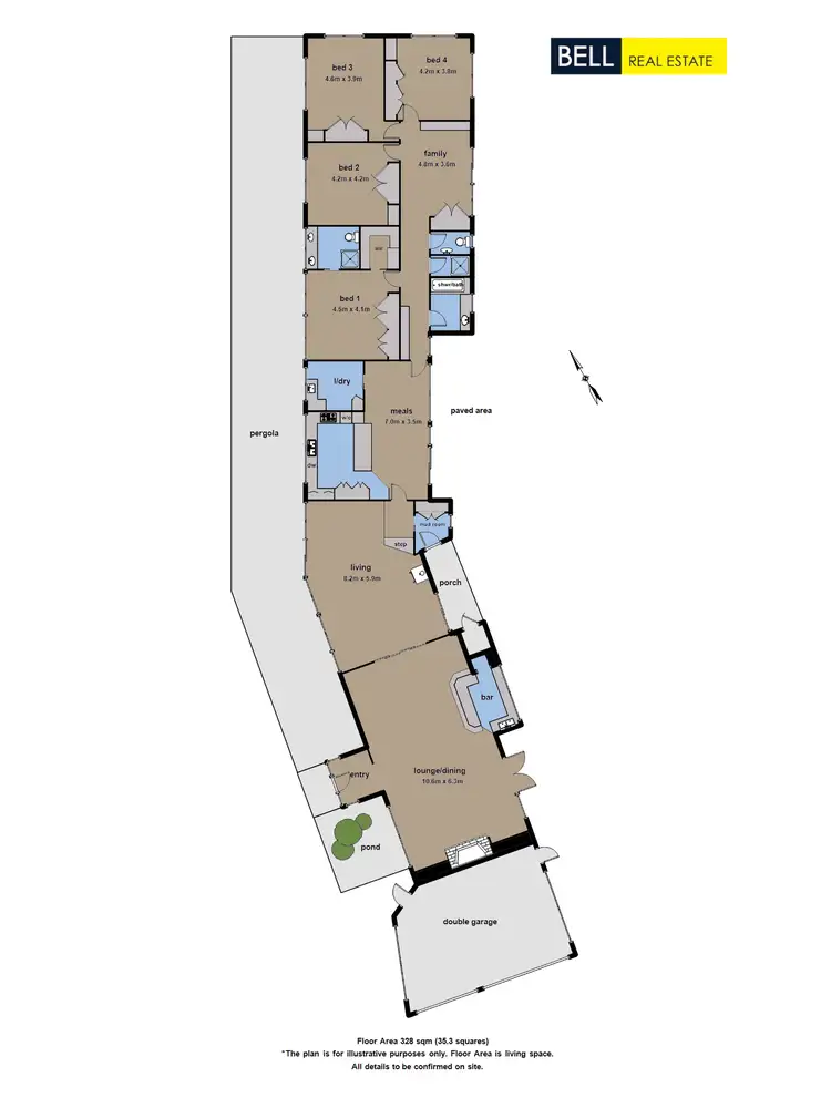 Floorplan of Homely rural property listing, 1455 Mount Dandenong Tourist Road, Olinda VIC 3788