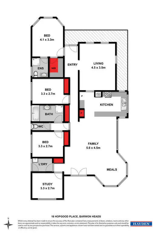 Floorplan of Homely house listing, 18 Hopgood Place, Barwon Heads VIC 3227