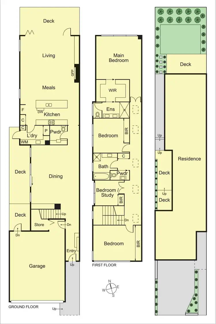Floorplan of Homely townhouse listing, 42b Gardenvale Road, Caulfield South VIC 3162
