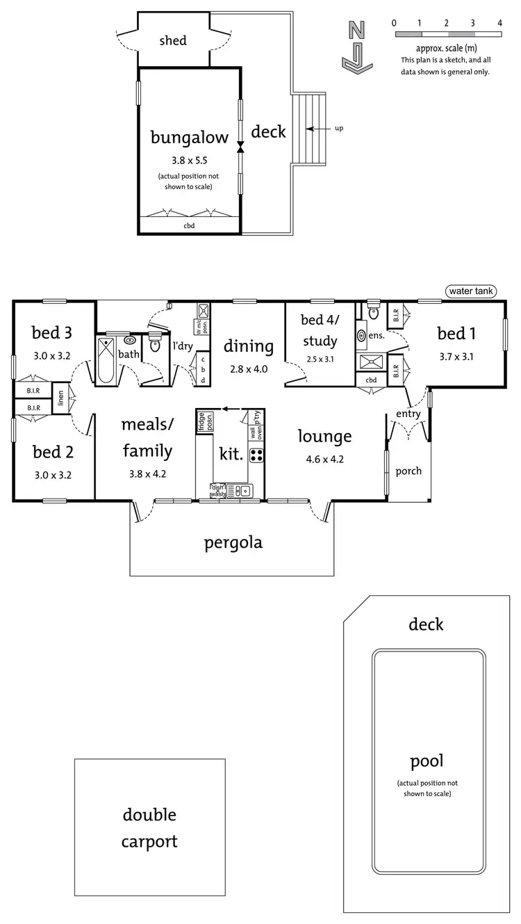 Floorplan of Homely house listing, 105 Richardson Road, Croydon North VIC 3136