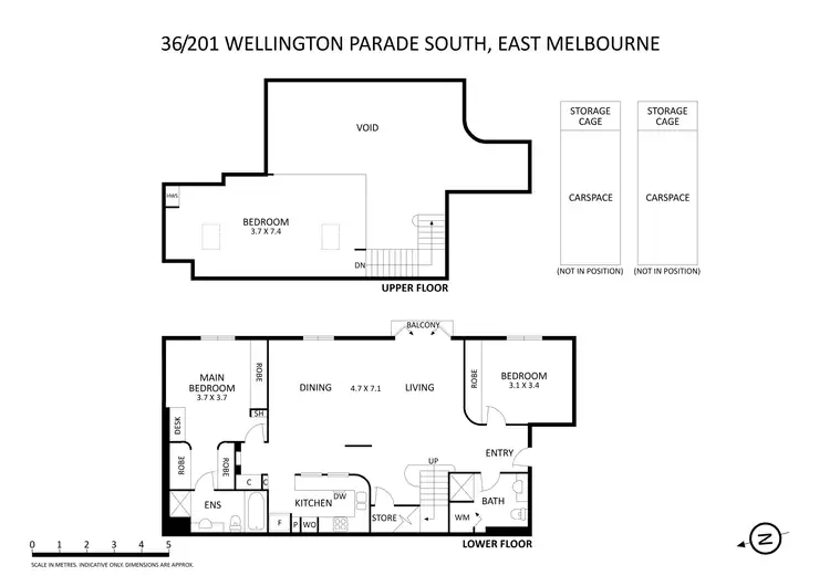 Floorplan of Homely apartment listing, 36/201 Wellington Parade South, East Melbourne VIC 3002