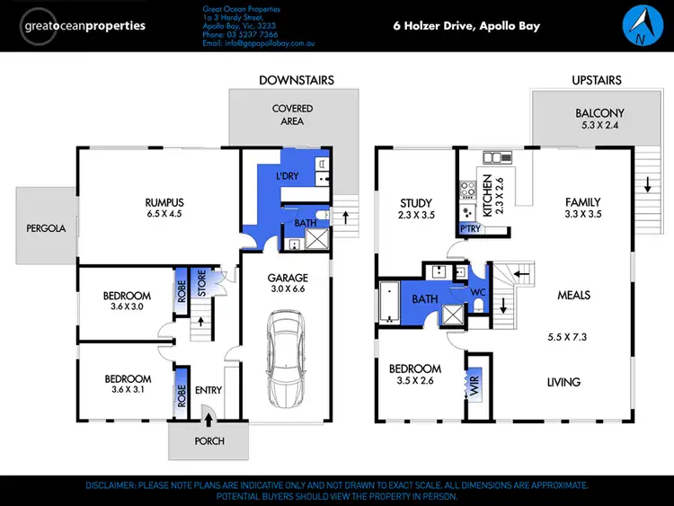 Floorplan of Homely house listing, 6 Holzer Drive, Apollo Bay VIC 3233