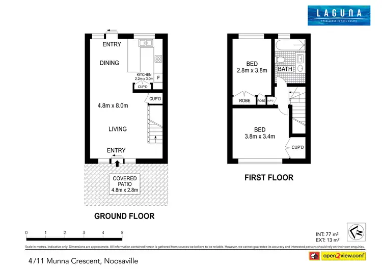 Floorplan of Homely unit listing, 4/11 Munna Crescent, Noosaville QLD 4566