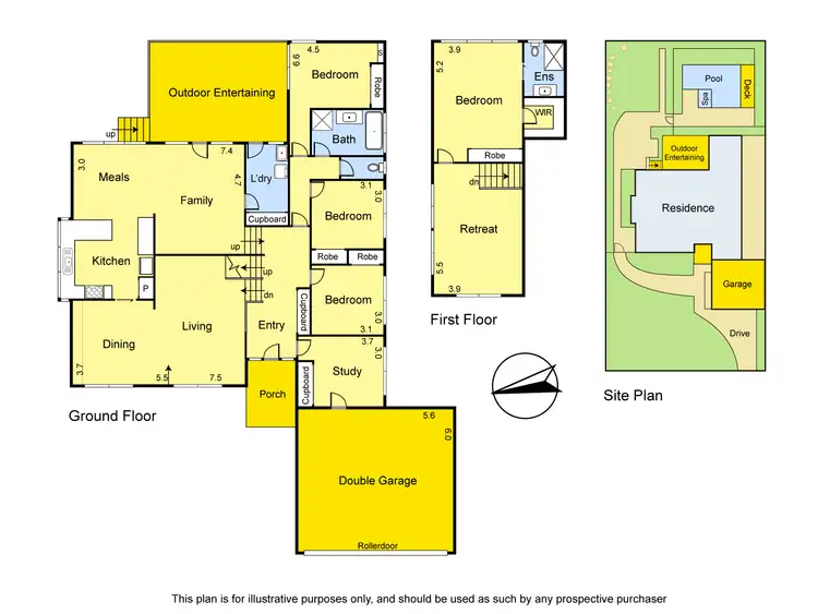 Floorplan of Homely house listing, 340 Beales Road, Greensborough VIC 3088