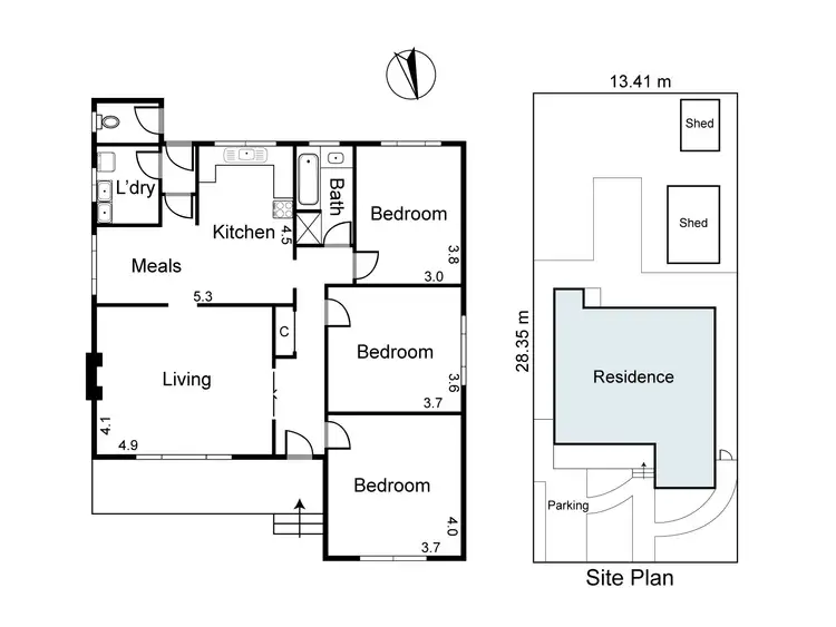 Floorplan of Homely house listing, 105 Hotham Street, Collingwood VIC 3066