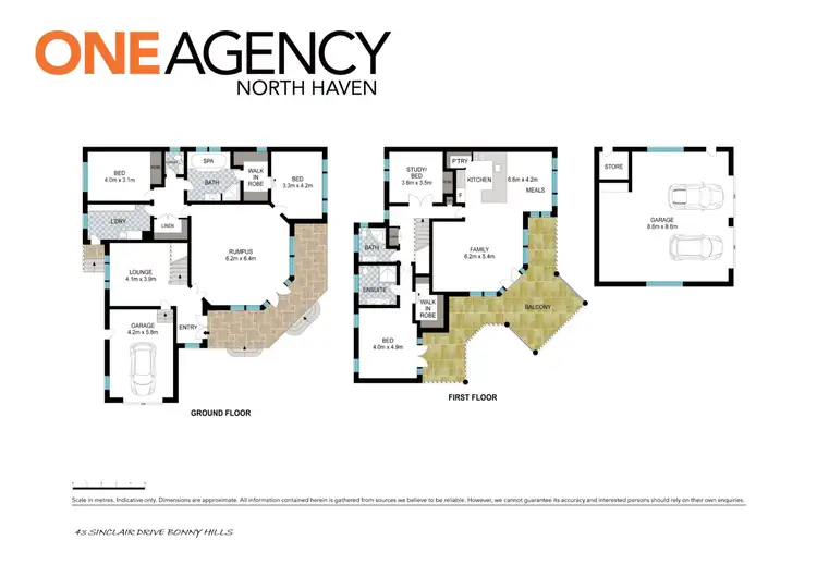 Floorplan of Homely house listing, 43 Sinclair Drive, Bonny Hills NSW 2445