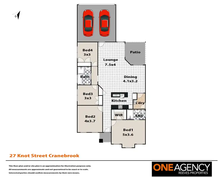 Floorplan of Homely house listing, 27 Knot Street, Cranebrook NSW 2749